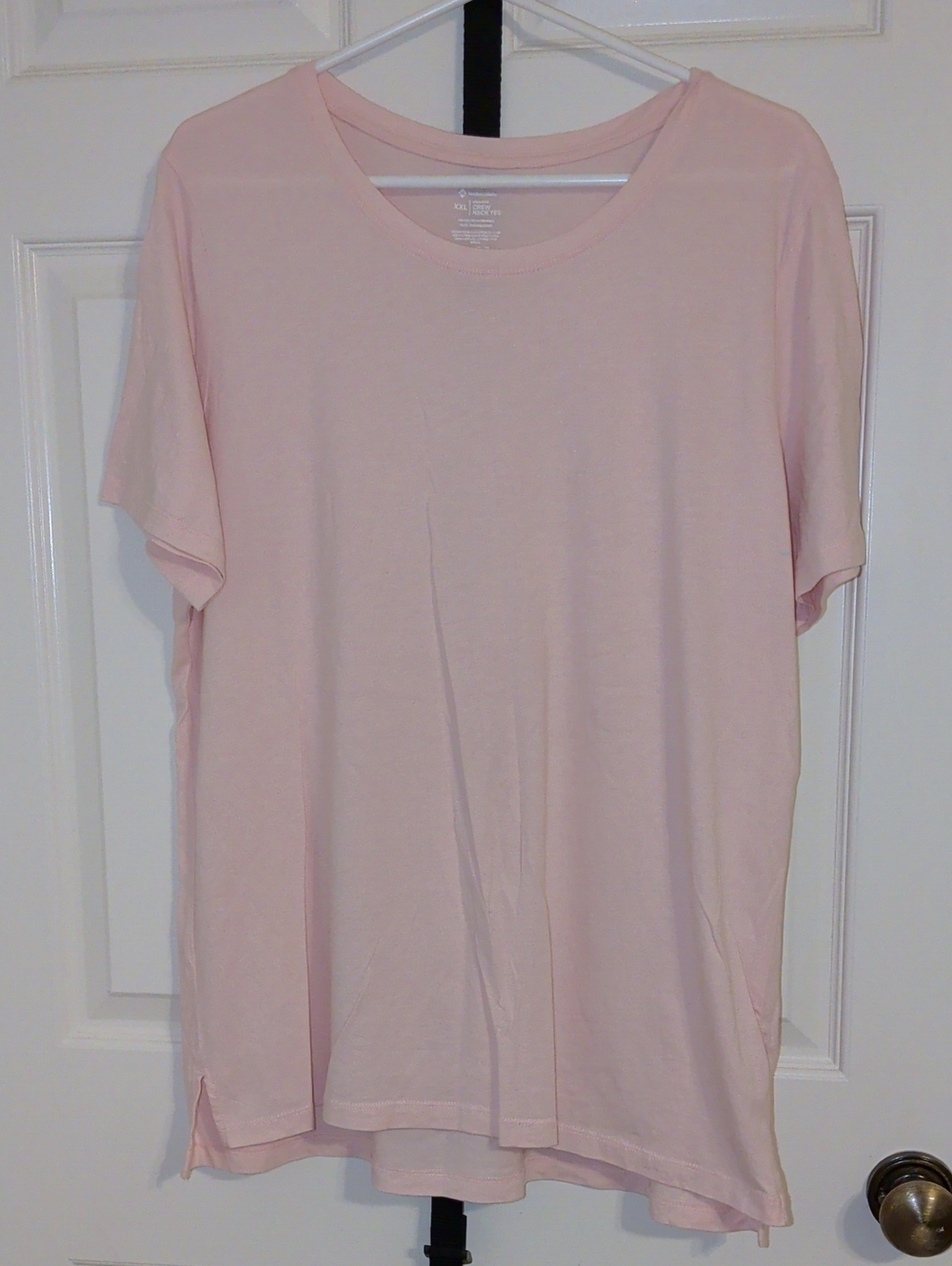 Pale Pink Crew Neck T-Shirt